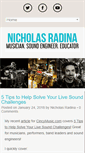 Mobile Screenshot of nicholasradina.com